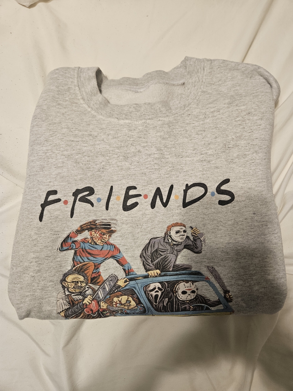 Friends Graphic Sweatshirt - Light Gray